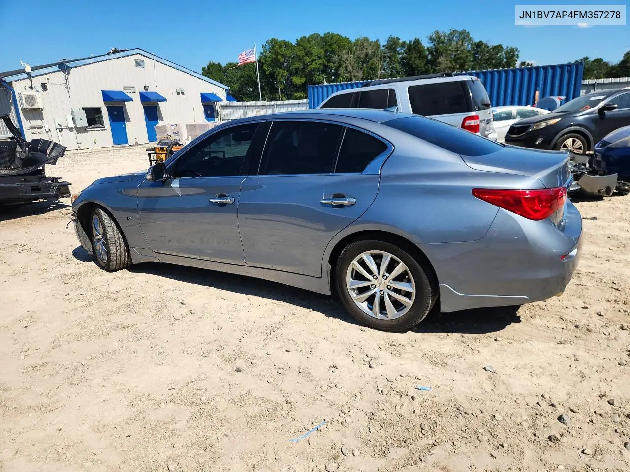 2015 INFINITI Q50 VIN JN1BV7AP4FM357278 — фото 2