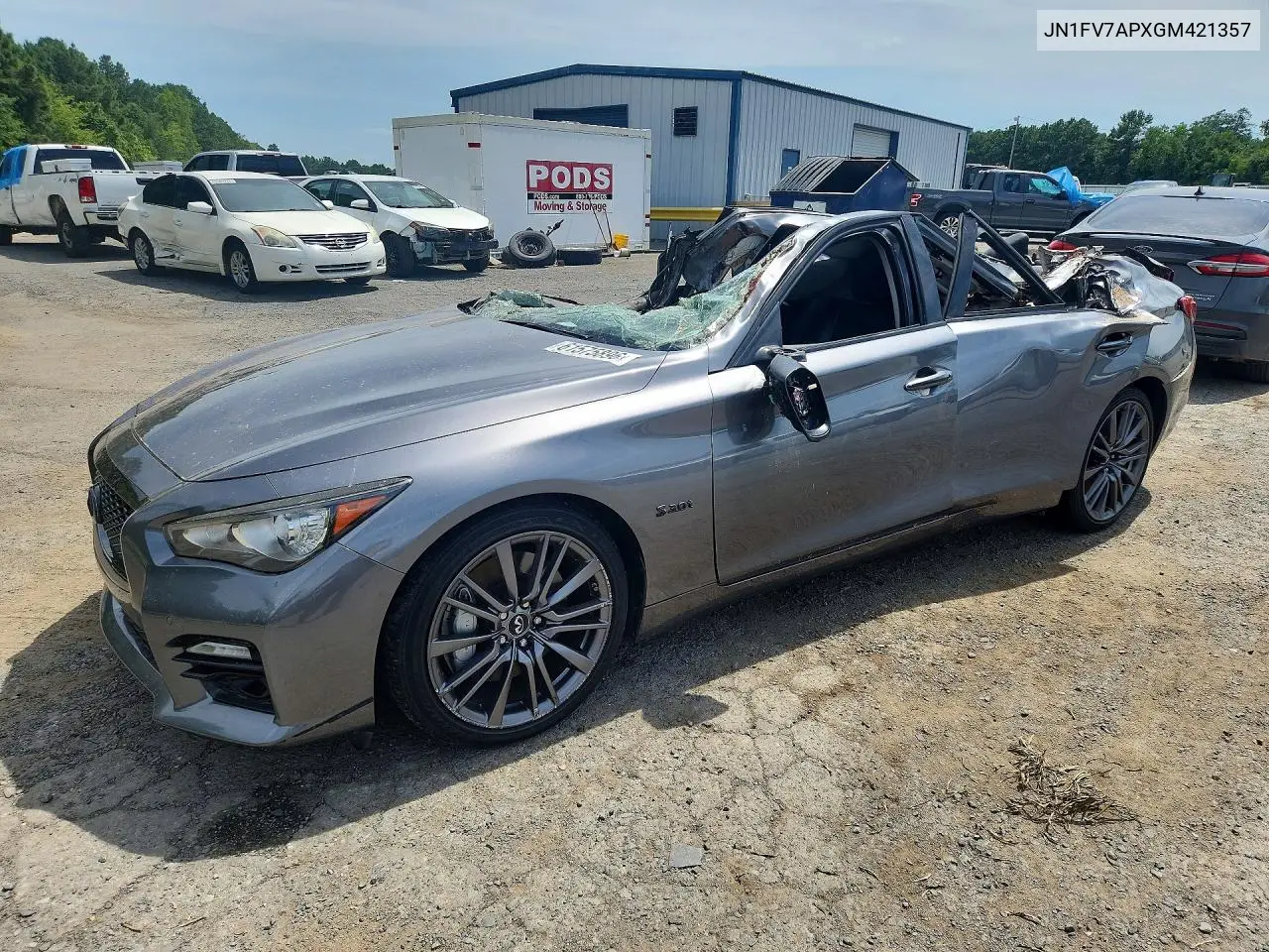INFINITI Q50 2016, VIN JN1FV7APXGM421357
