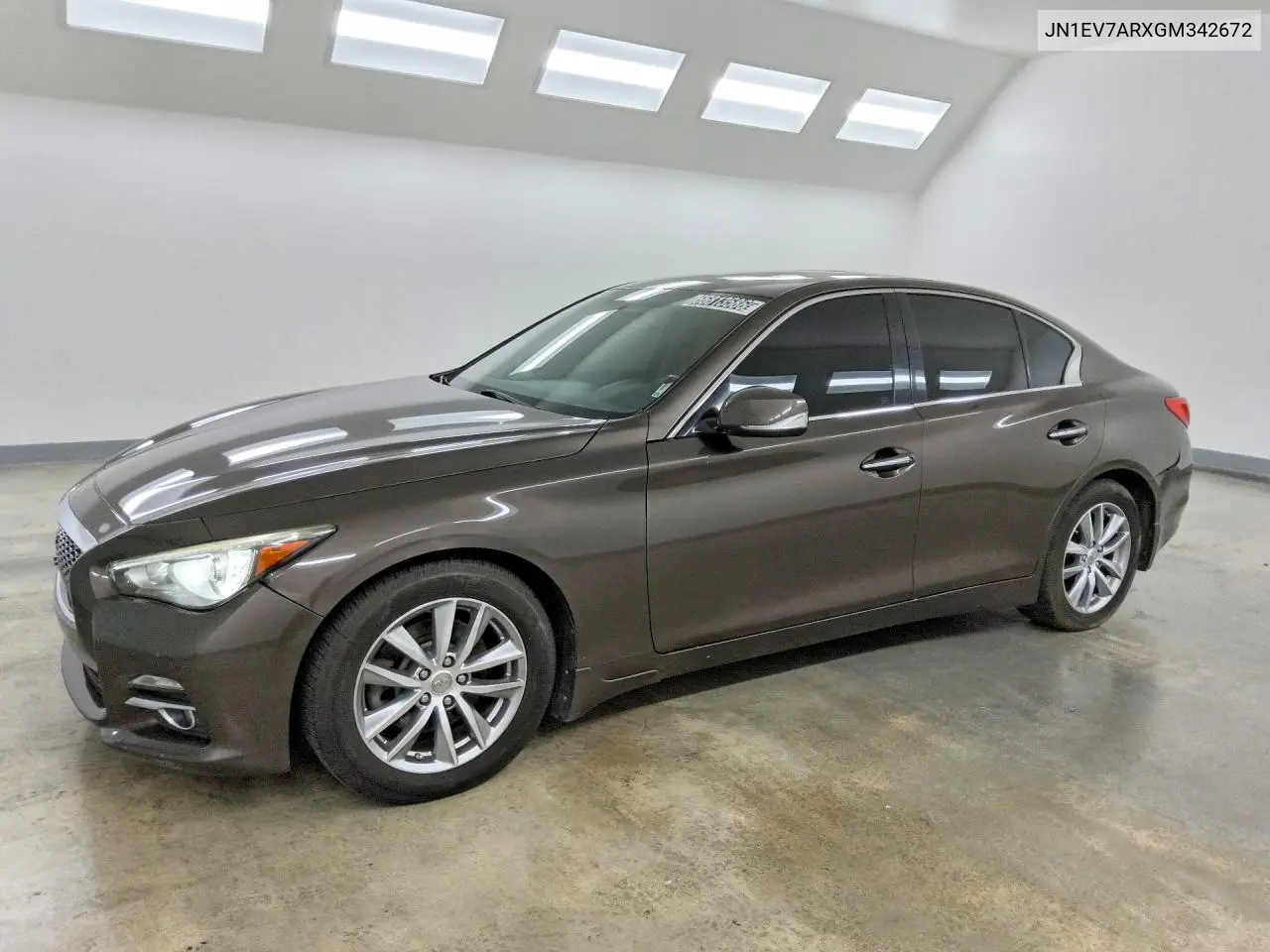 INFINITI Q50 2016, VIN JN1EV7ARXGM342672