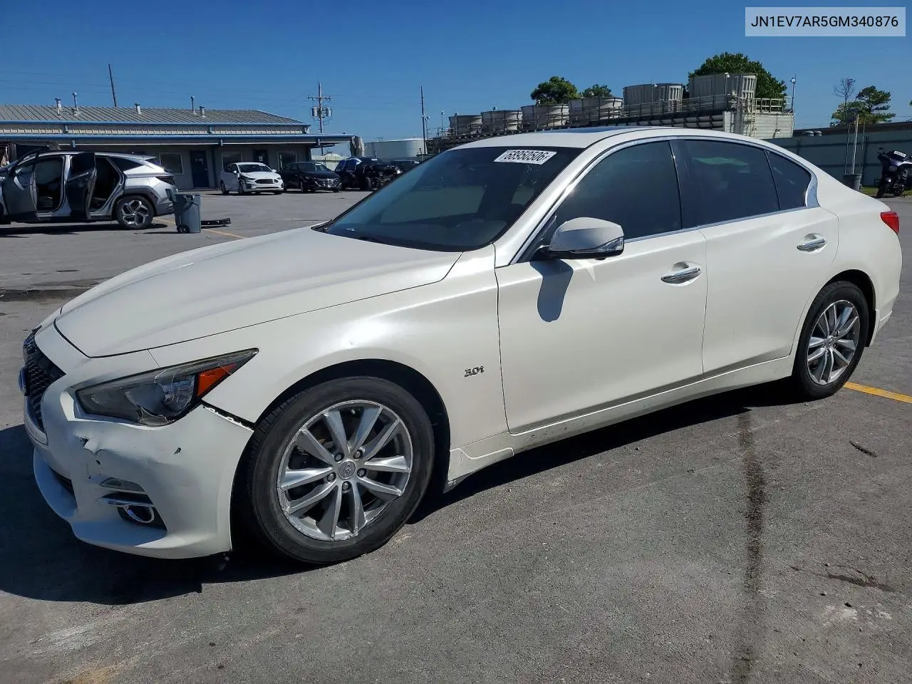 INFINITI Q50 2016, VIN JN1EV7AR5GM340876