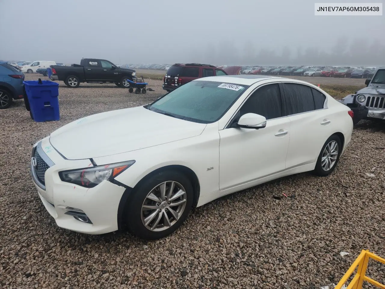 INFINITI Q50 2016, VIN JN1EV7AP6GM305438