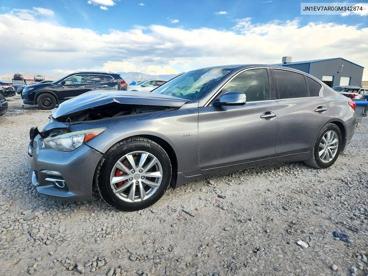 INFINITI Q50 2016, VIN JN1EV7AR0GM342874