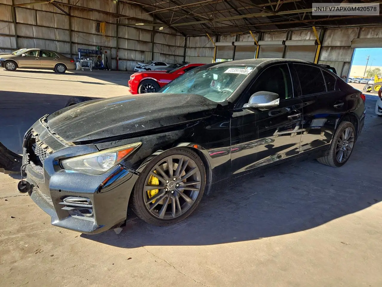 INFINITI Q50 2016, VIN JN1FV7APXGM420578