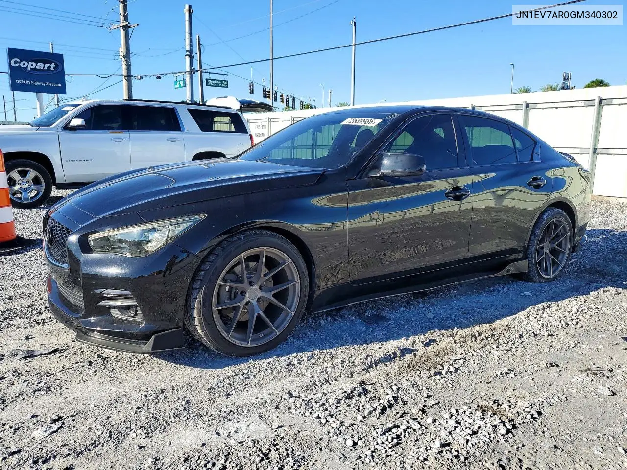 INFINITI Q50 2016, VIN JN1EV7AR0GM340302