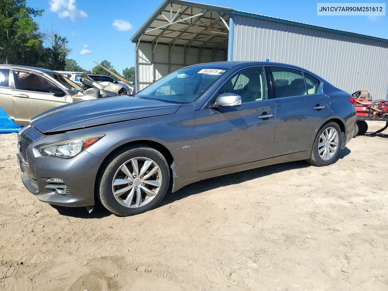 INFINITI Q50 2016, VIN JN1CV7AR9GM251612