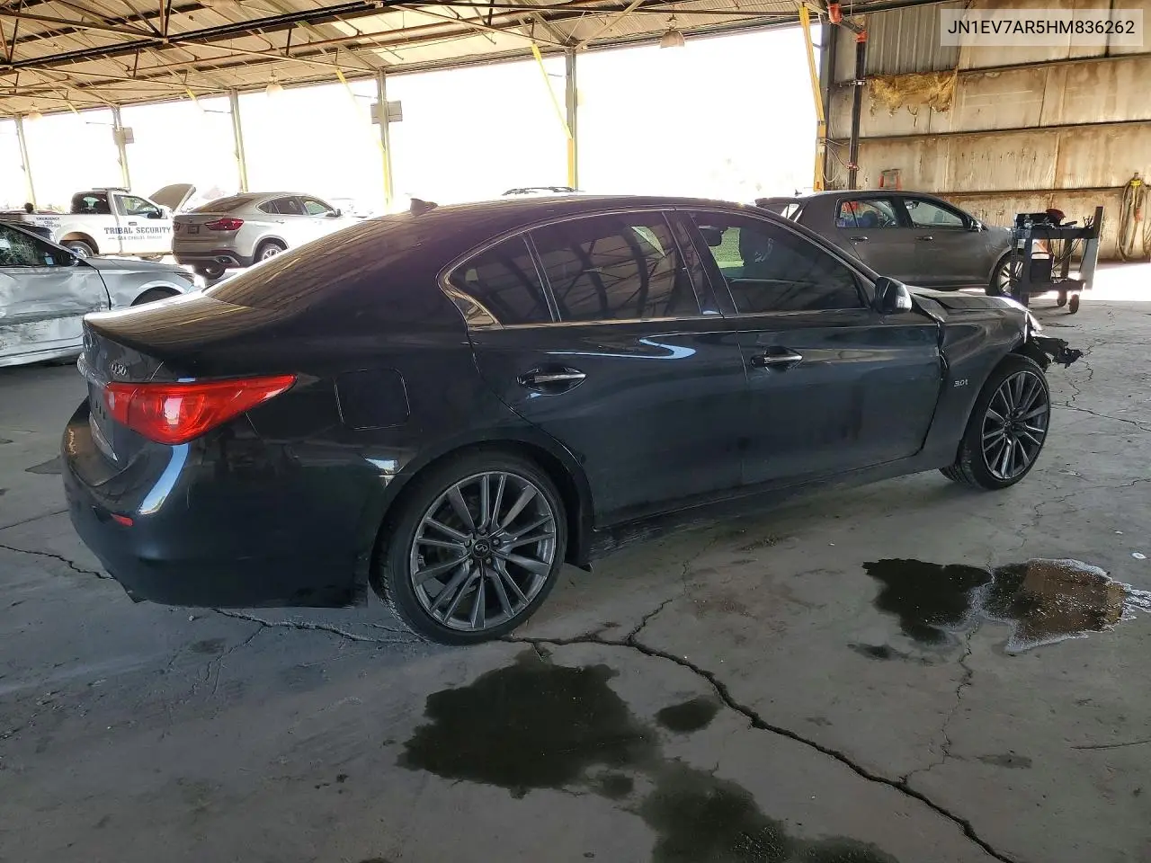 2017 INFINITI Q50 VIN JN1EV7AR5HM836262 — фото 3