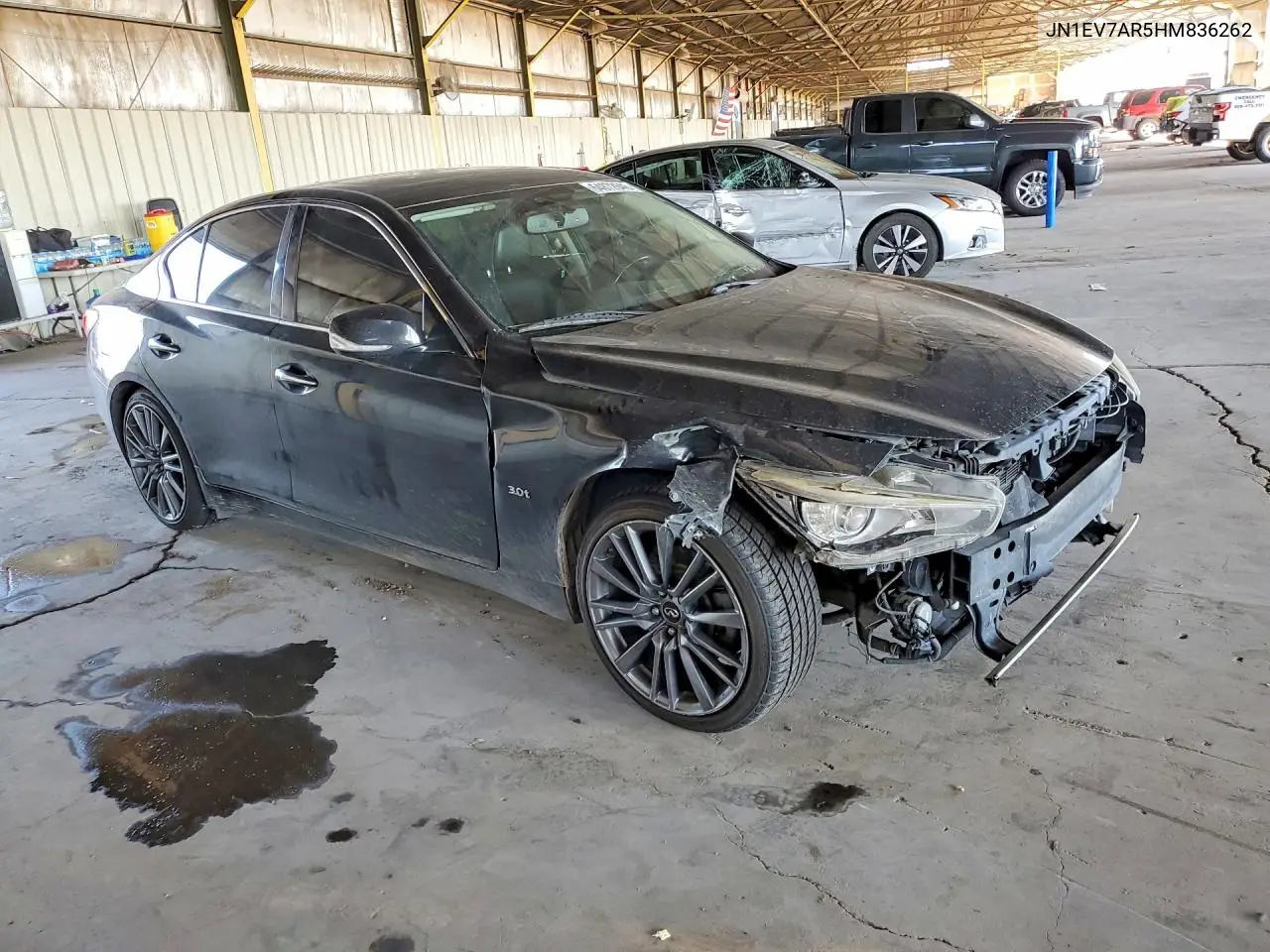2017 INFINITI Q50 VIN JN1EV7AR5HM836262 — фото 4