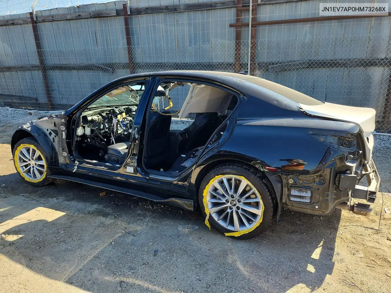 2017 INFINITI Q50 VIN JN1EV7AP0HM732681 — фото 2