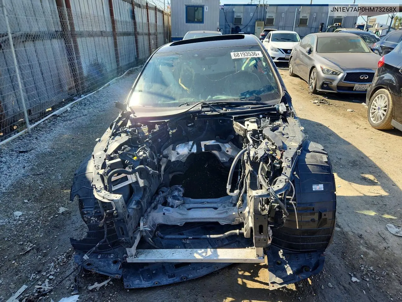 2017 INFINITI Q50 VIN JN1EV7AP0HM732681 — фото 5