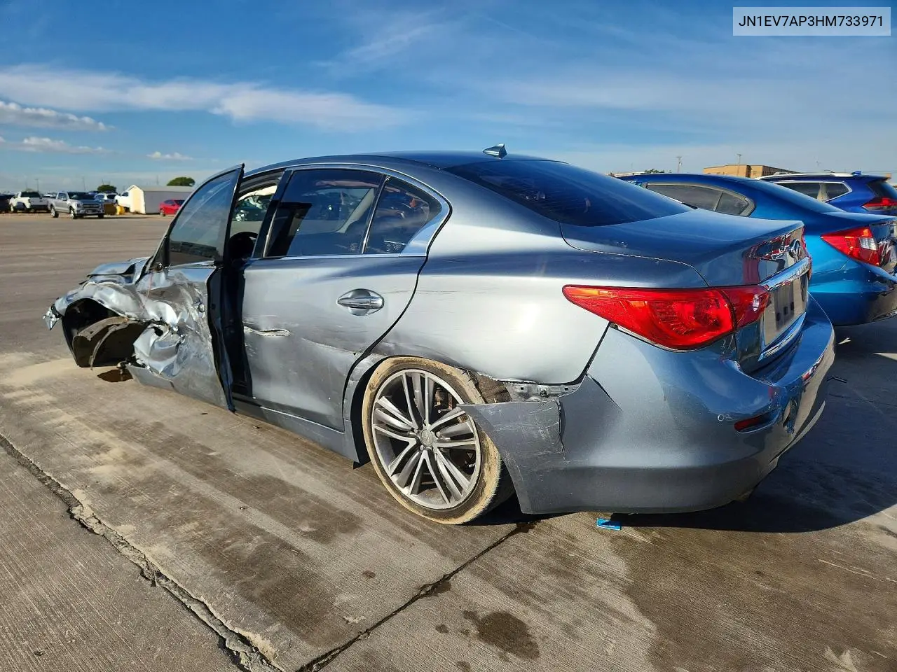 2017 INFINITI Q50 VIN JN1EV7AP3HM733971 — фото 2