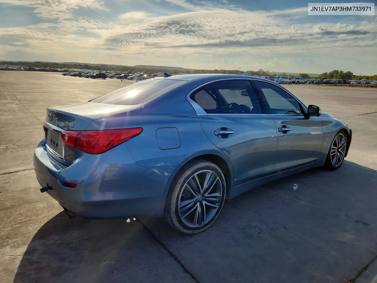 2017 INFINITI Q50 VIN JN1EV7AP3HM733971 — фото 3