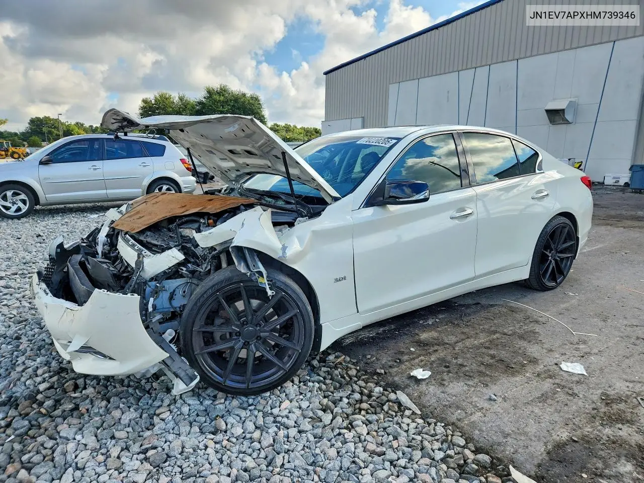 INFINITI Q50 2017, VIN JN1EV7APXHM739346
