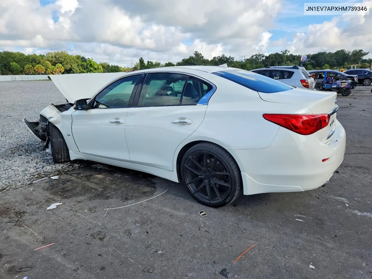 2017 INFINITI Q50 VIN JN1EV7APXHM739346 — фото 2