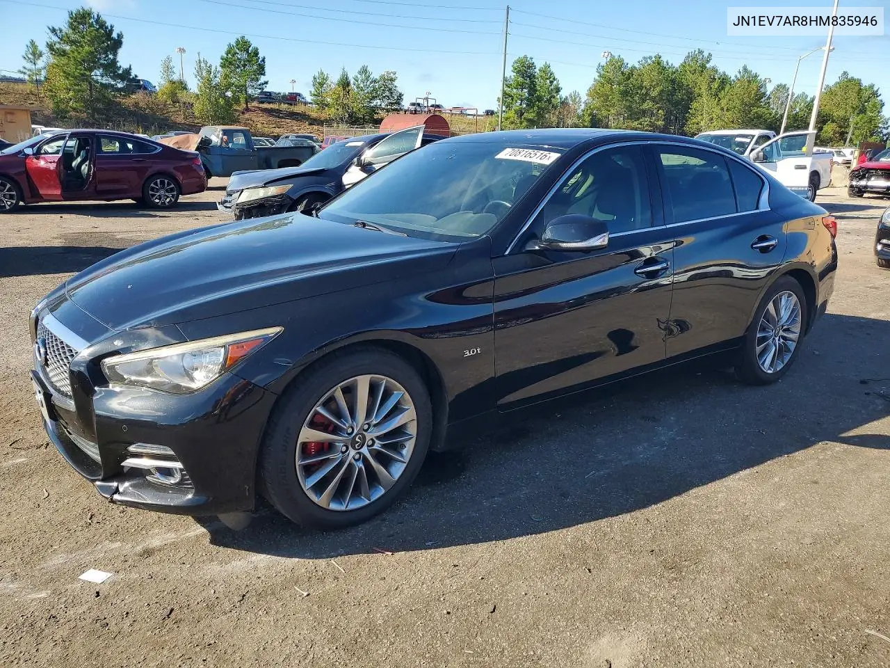 INFINITI Q50 2017, VIN JN1EV7AR8HM835946