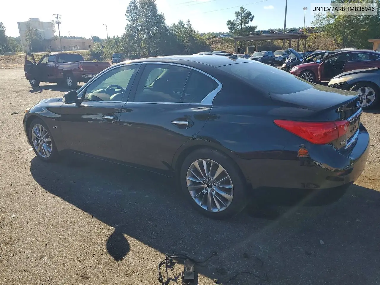 2017 INFINITI Q50 VIN JN1EV7AR8HM835946 — фото 2