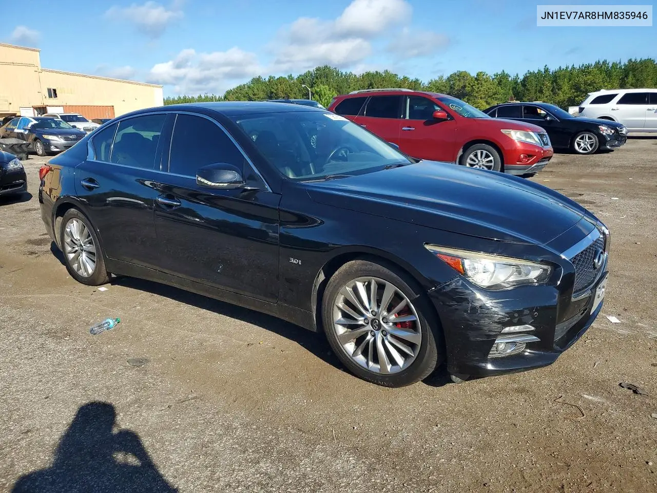 2017 INFINITI Q50 VIN JN1EV7AR8HM835946 — фото 4