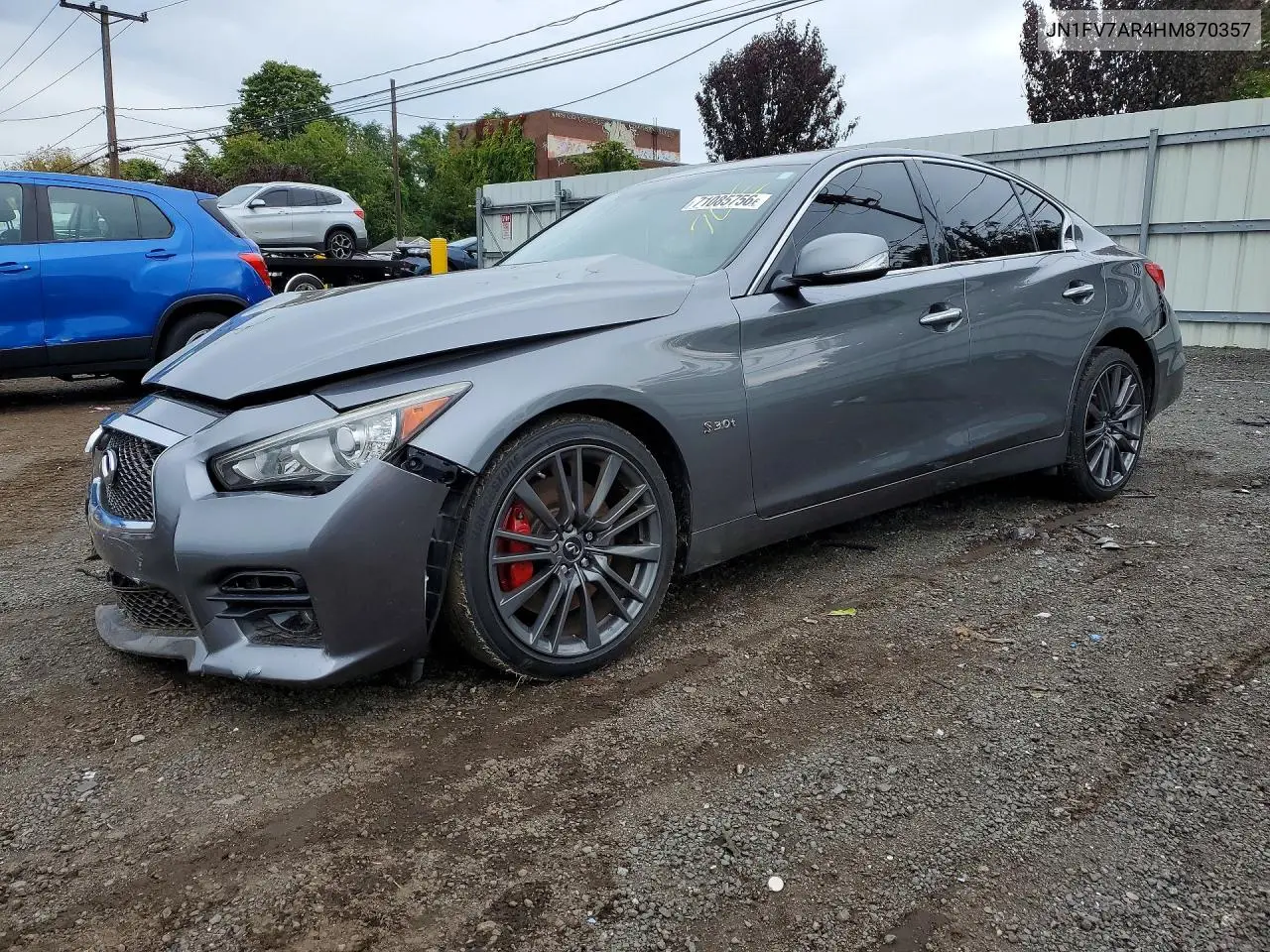 INFINITI Q50 2017, VIN JN1FV7AR4HM870357