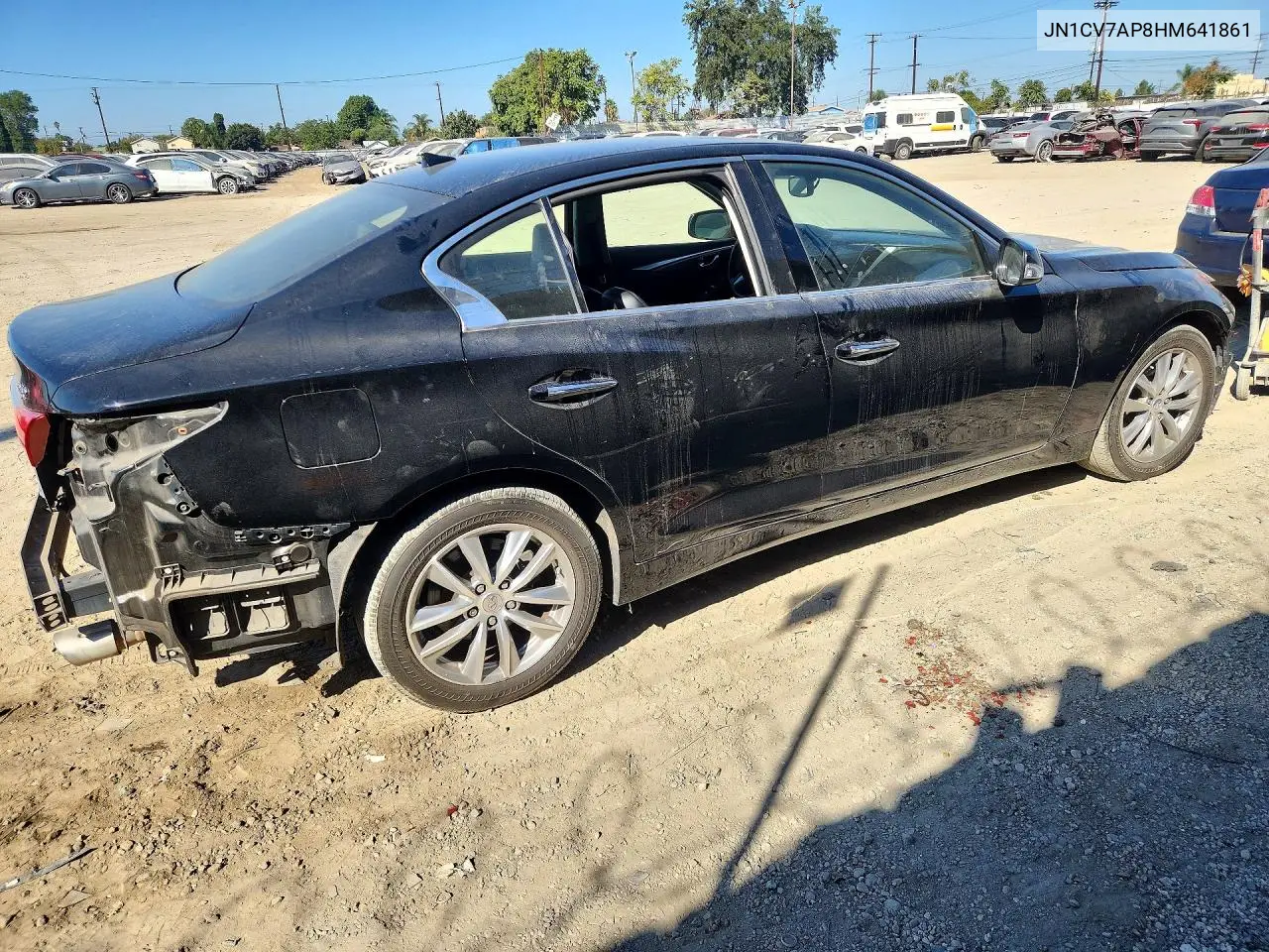 2017 INFINITI Q50 VIN JN1CV7AP8HM641861 — фото 3