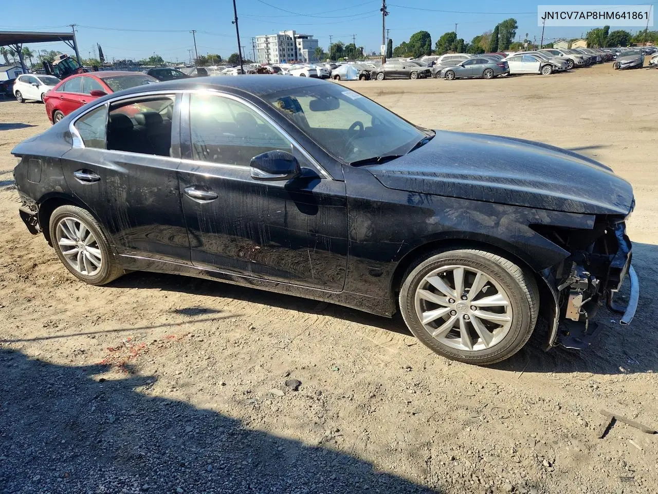2017 INFINITI Q50 VIN JN1CV7AP8HM641861 — фото 4