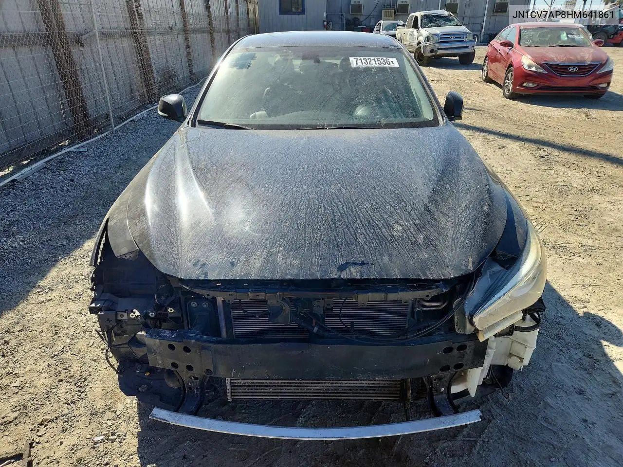 2017 INFINITI Q50 VIN JN1CV7AP8HM641861 — фото 5
