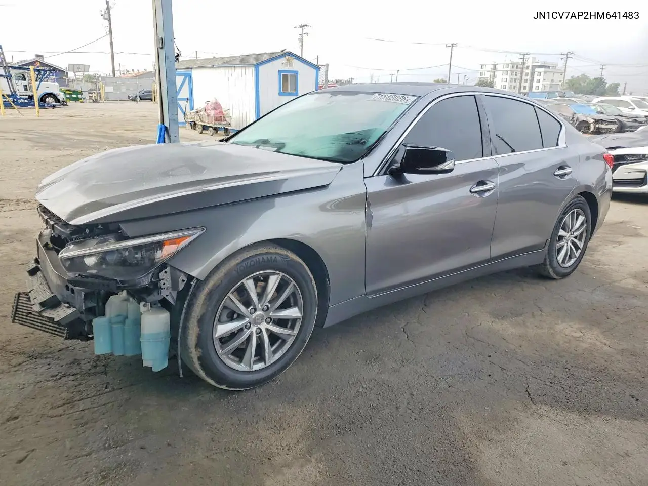 INFINITI Q50 2017, VIN JN1CV7AP2HM641483