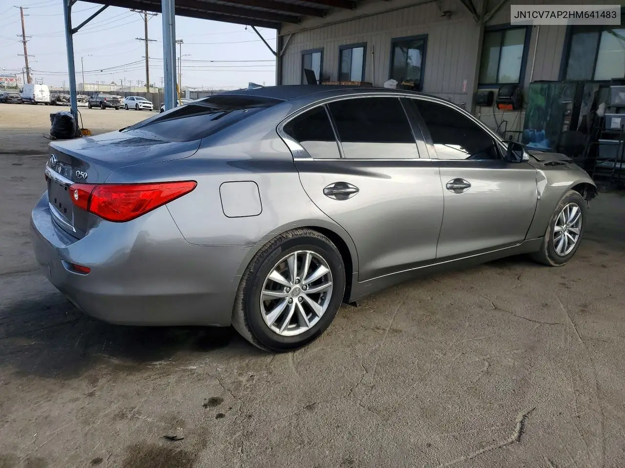 2017 INFINITI Q50 VIN JN1CV7AP2HM641483 — фото 3