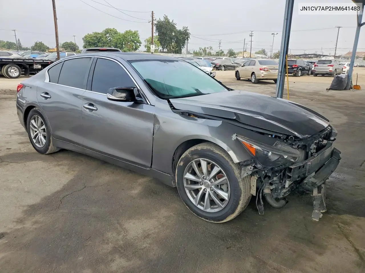 2017 INFINITI Q50 VIN JN1CV7AP2HM641483 — фото 4