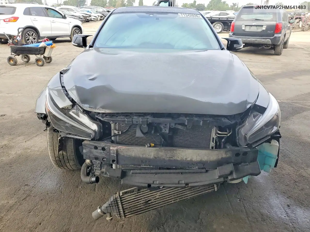 2017 INFINITI Q50 VIN JN1CV7AP2HM641483 — фото 5