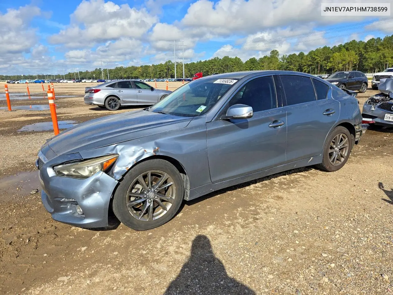 INFINITI Q50 2017, VIN JN1EV7AP1HM738599