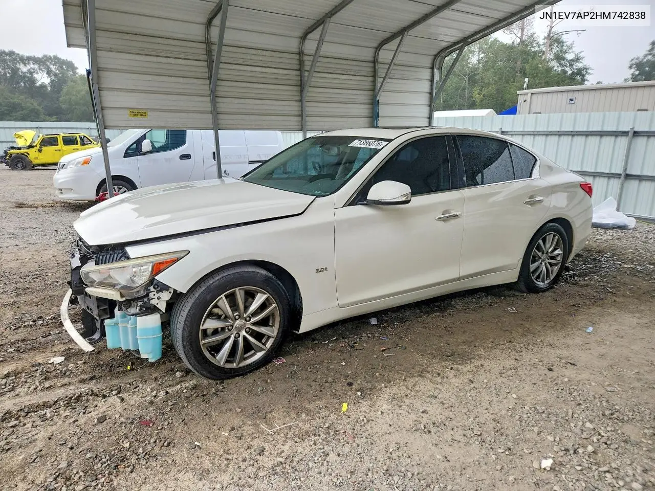 INFINITI Q50 2017, VIN JN1EV7AP2HM742838