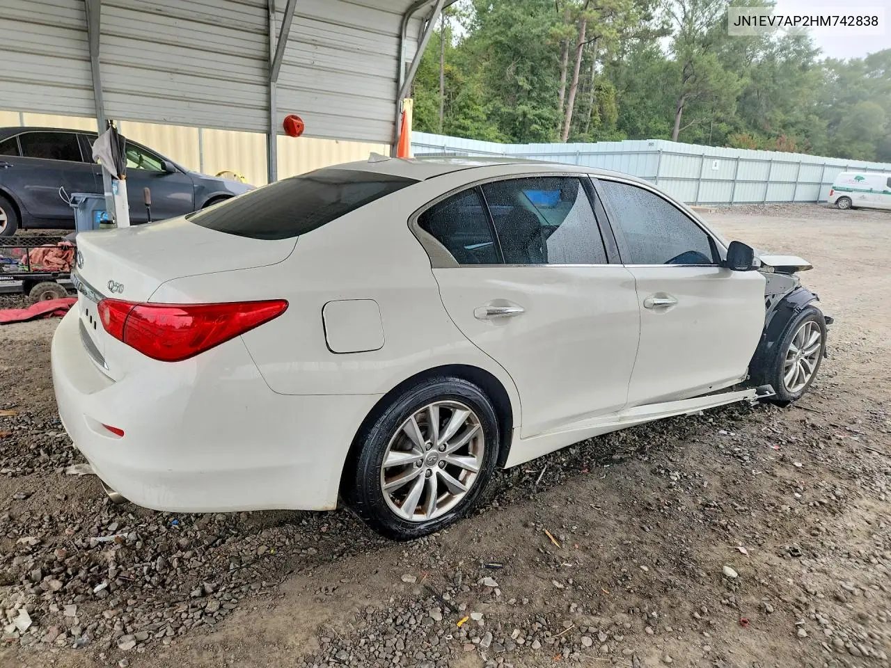 2017 INFINITI Q50 VIN JN1EV7AP2HM742838 — фото 3