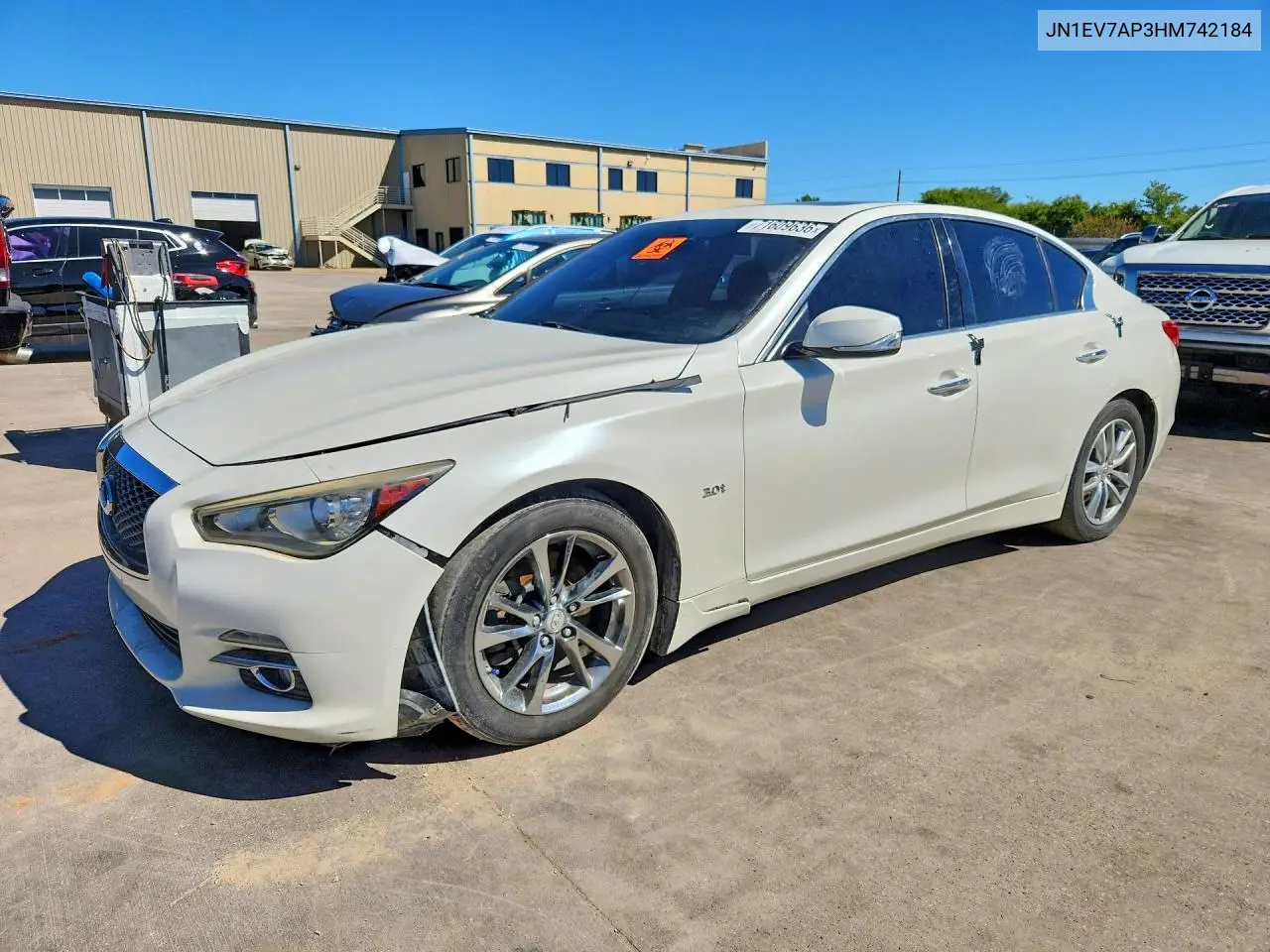 INFINITI Q50 2017, VIN JN1EV7AP3HM742184