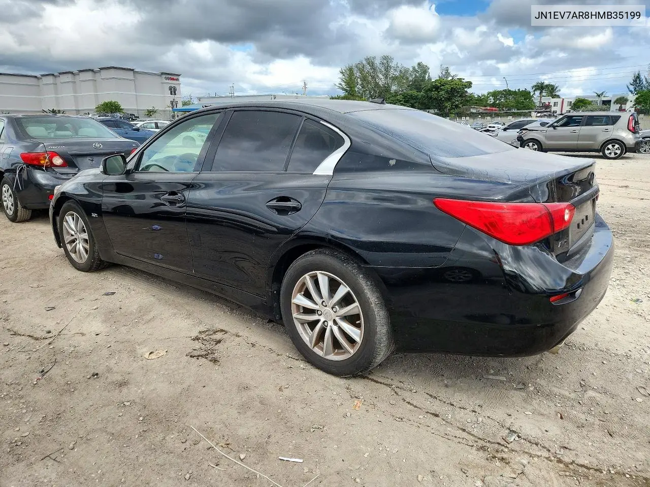 2017 INFINITI Q50 VIN JN1EV7AR8HMB35199 — фото 2