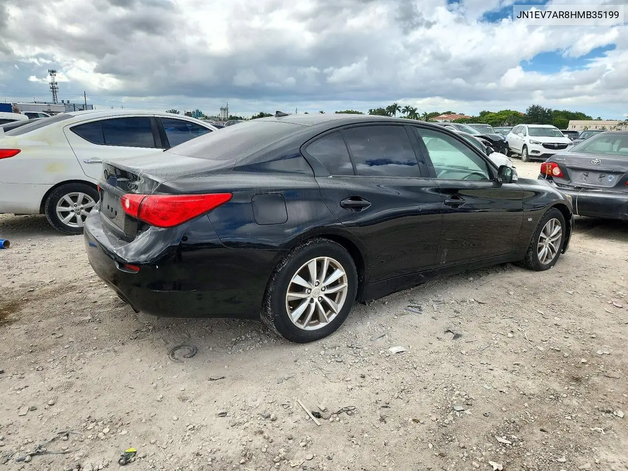 2017 INFINITI Q50 VIN JN1EV7AR8HMB35199 — фото 3