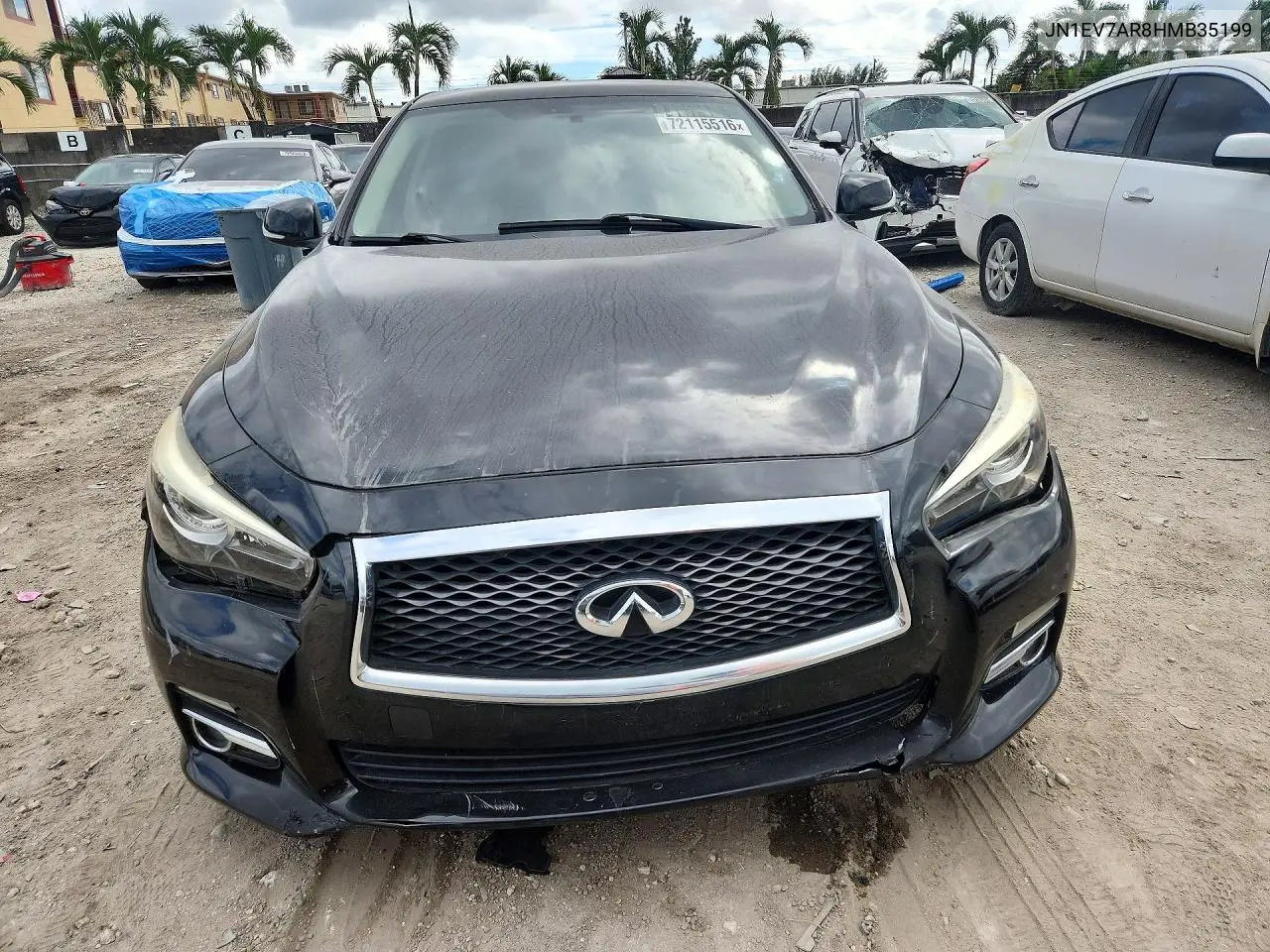 2017 INFINITI Q50 VIN JN1EV7AR8HMB35199 — фото 5