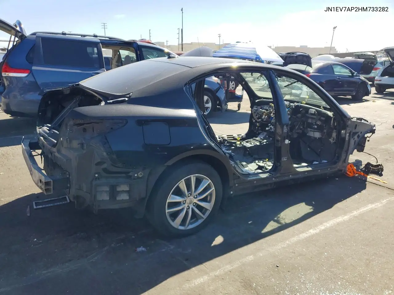 2017 INFINITI Q50 VIN JN1EV7AP2HM733282 — фото 3