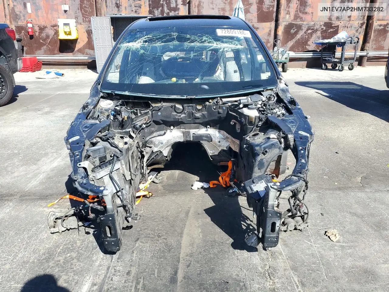 2017 INFINITI Q50 VIN JN1EV7AP2HM733282 — фото 5