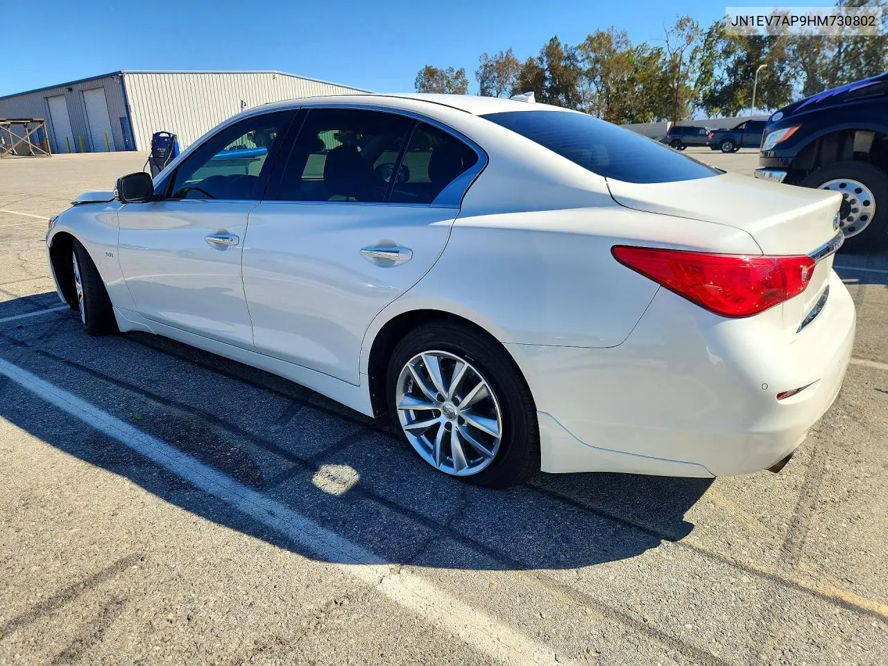 2017 INFINITI Q50 VIN JN1EV7AP9HM730802 — фото 2