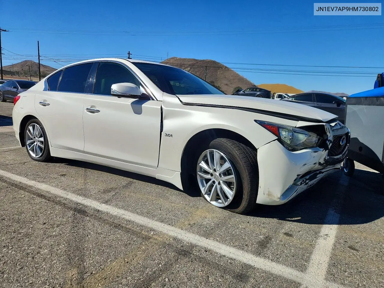 2017 INFINITI Q50 VIN JN1EV7AP9HM730802 — фото 4