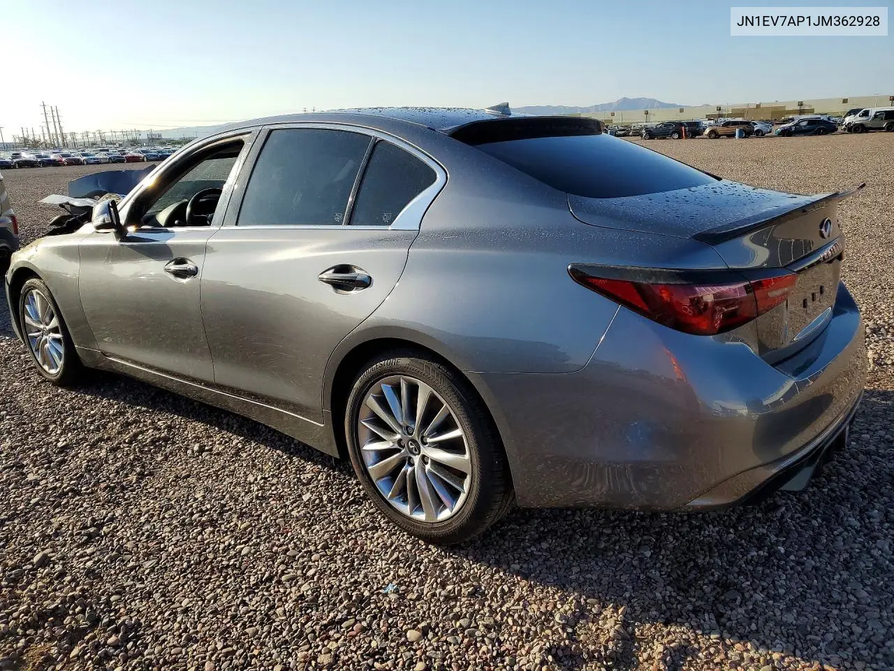 2018 INFINITI Q50 VIN JN1EV7AP1JM362928 — фото 2