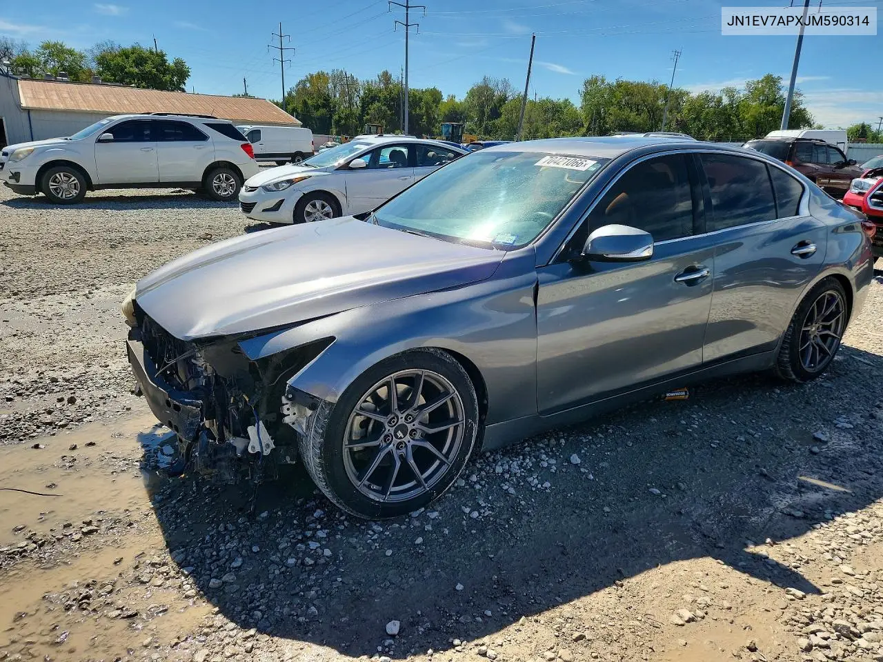 INFINITI Q50 2018, VIN JN1EV7APXJM590314
