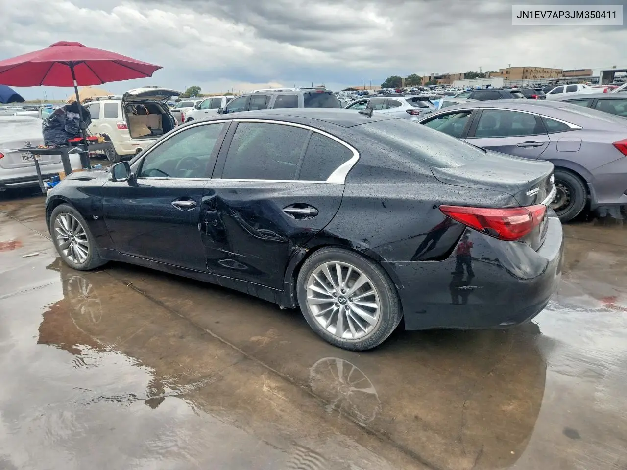 2018 INFINITI Q50 VIN JN1EV7AP3JM350411 — фото 2