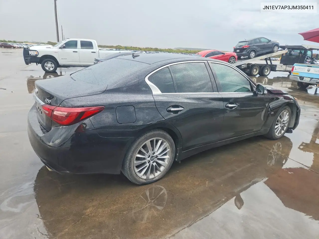 2018 INFINITI Q50 VIN JN1EV7AP3JM350411 — фото 3