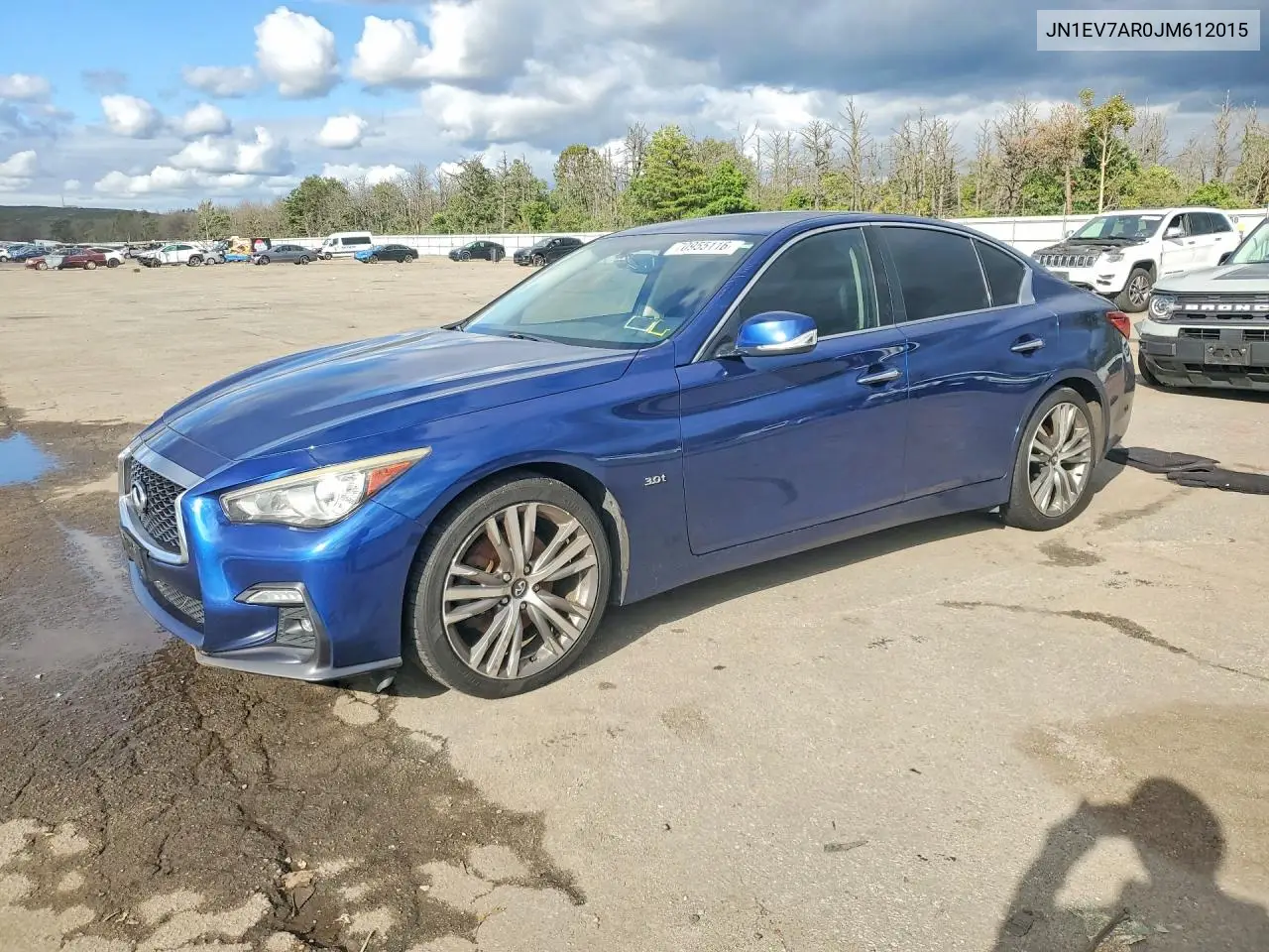 INFINITI Q50 2018, VIN JN1EV7AR0JM612015