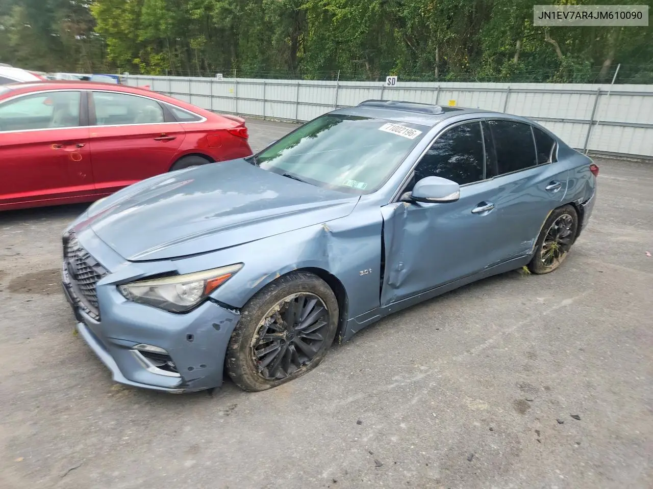 INFINITI Q50 2018, VIN JN1EV7AR4JM610090