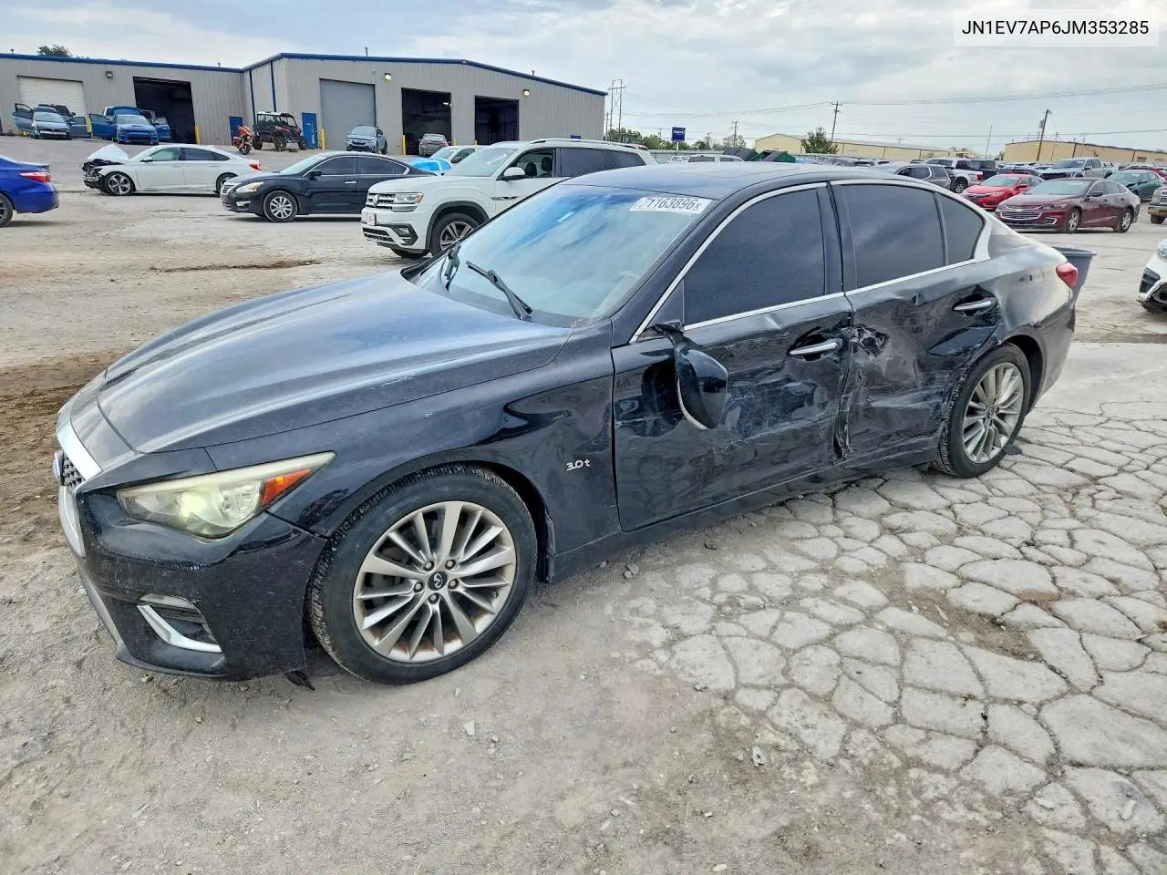 INFINITI Q50 2018, VIN JN1EV7AP6JM353285