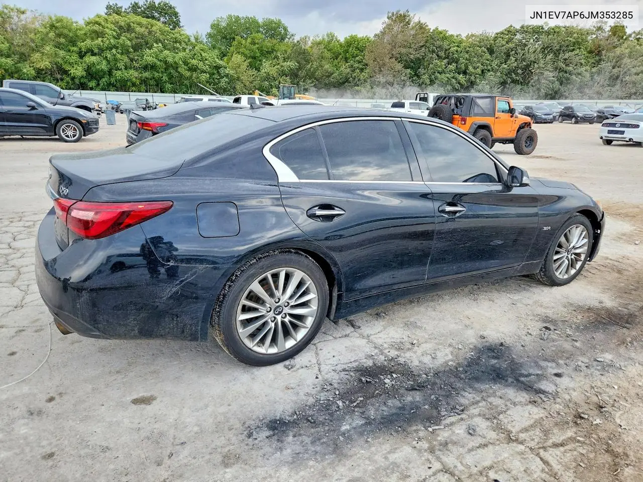 2018 INFINITI Q50 VIN JN1EV7AP6JM353285 — фото 3