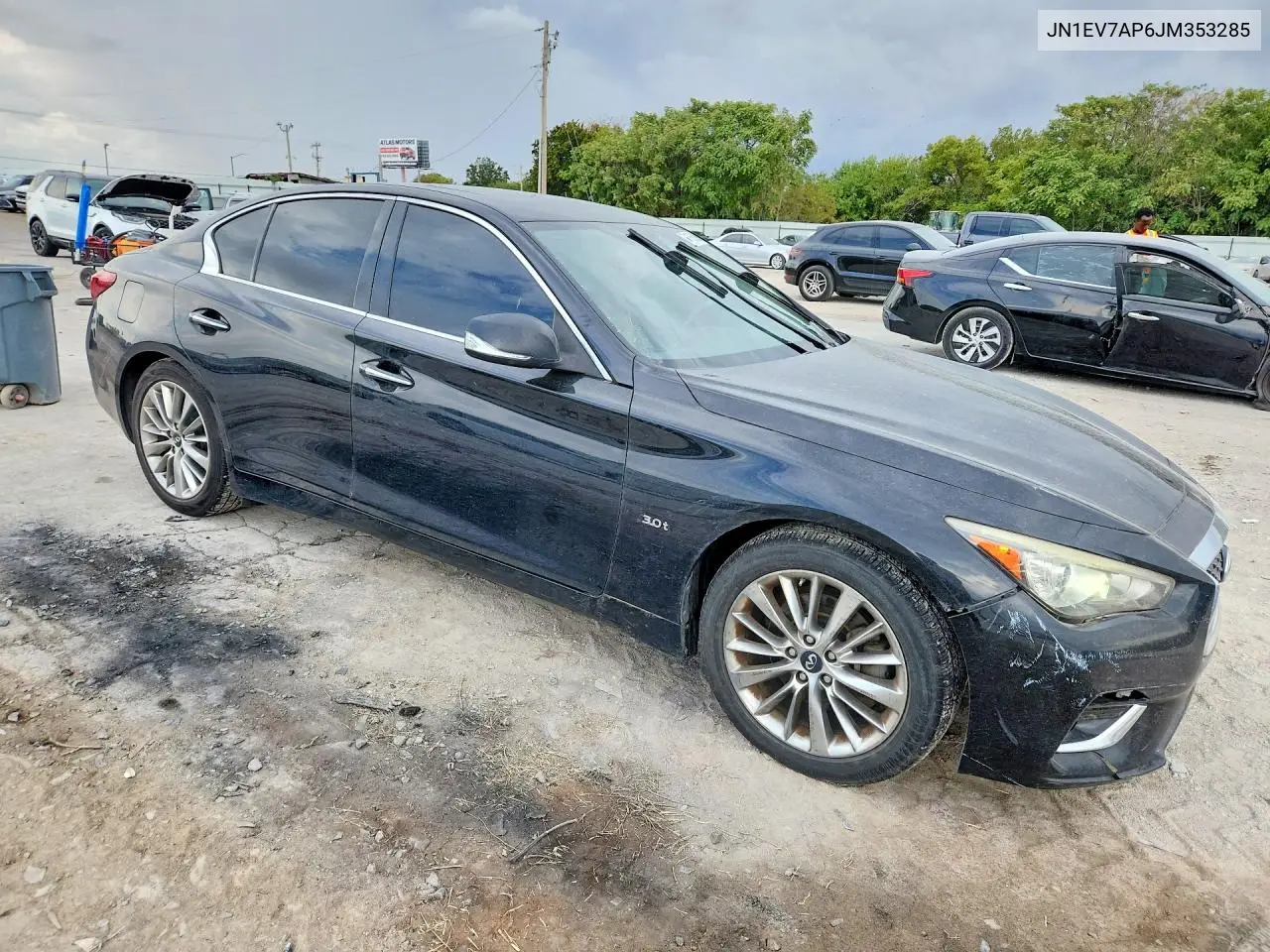2018 INFINITI Q50 VIN JN1EV7AP6JM353285 — фото 4