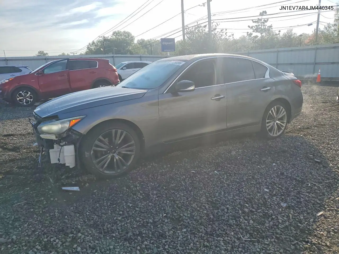 INFINITI Q50 2018, VIN JN1EV7AR4JM440345