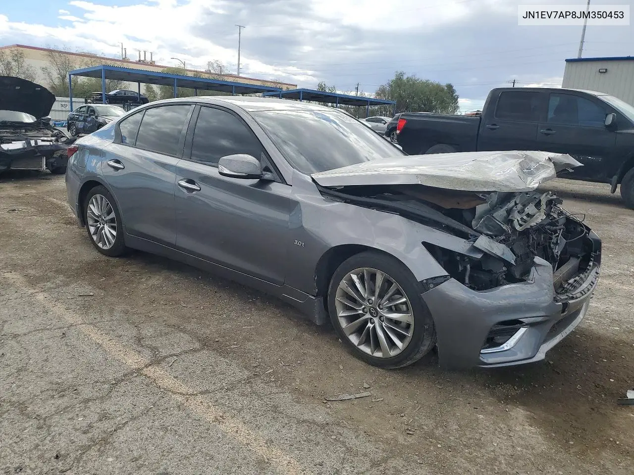 2018 INFINITI Q50 VIN JN1EV7AP8JM350453 — фото 4